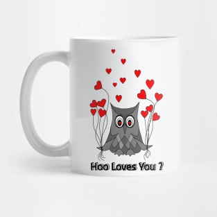 VALENTINES Day Owl Mug